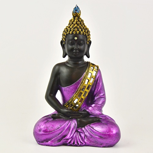 Buddha ve fialovém rouchu