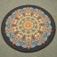 Meditační kobereček Mandala Hvězda kulatý, 80 cm
