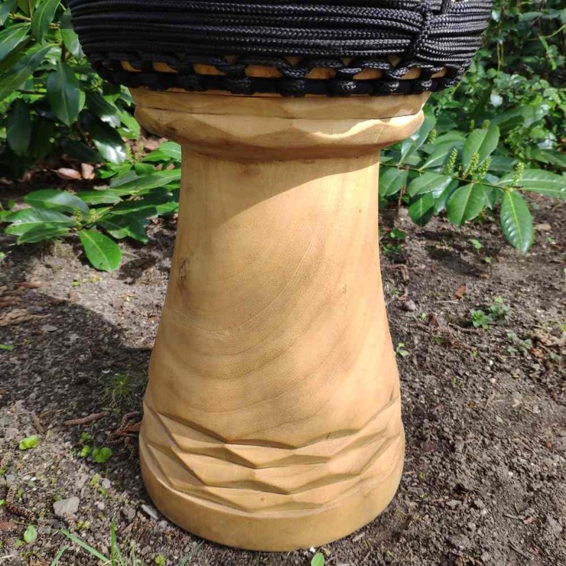 Buben Djembe 13” Timbuktu, medina Mali vyřezávaný 61 cm
