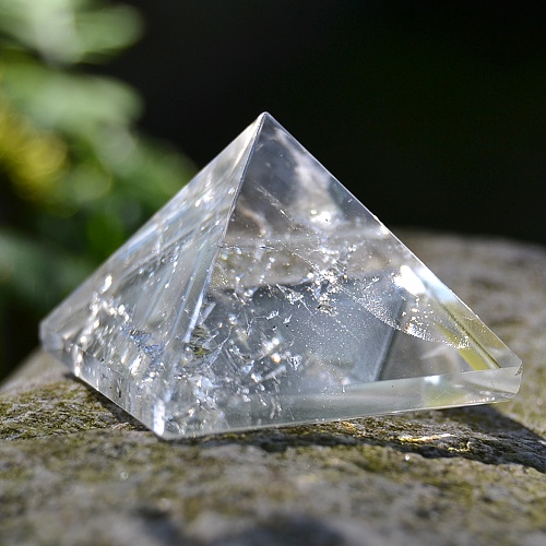 Pyramida křišťál horský extra 40  x 40 mm