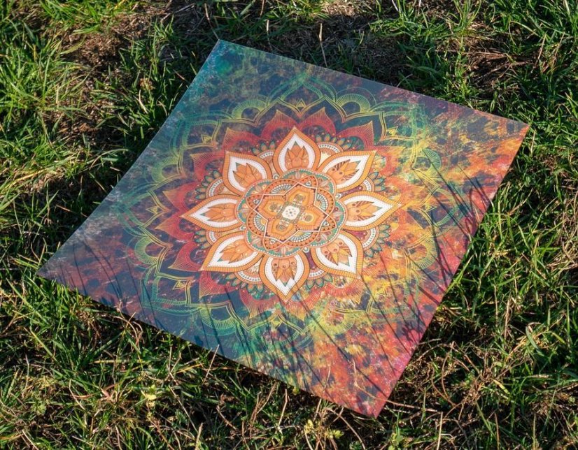 Mandala 30 x 30 cm Květ