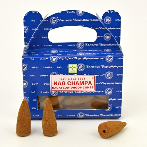 Vonné kužely Satya Nag Champa Backflow 24 ks