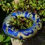 Podložka pod tibetskou mísu - modrá, 10 cm
