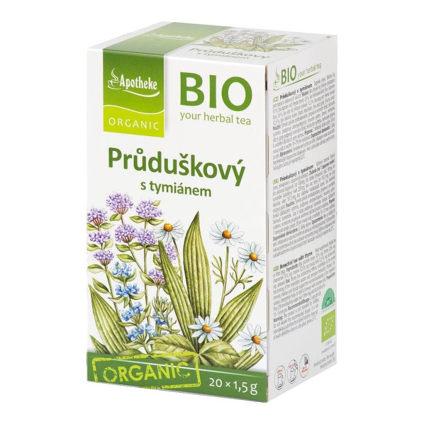 Průduškový čaj s tymiánem porcovaný, 30 g MEDIATE
