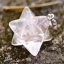 Přívěsek merkaba - Křišťál 15 mm, stříbro Ag 925/1000