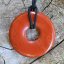 Donut kulatý 30 mm - Jaspis červený