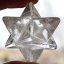 Broušená merkaba - křišťál 17 mm