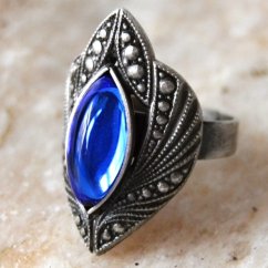Fantasy prsten Jiné Světy - modrá