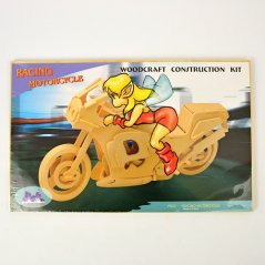 Dřevěné 3D puzzle - Motorka závodní