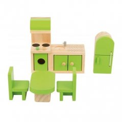 Dřevěný nábytek do domečku pro děti - Kuchyně