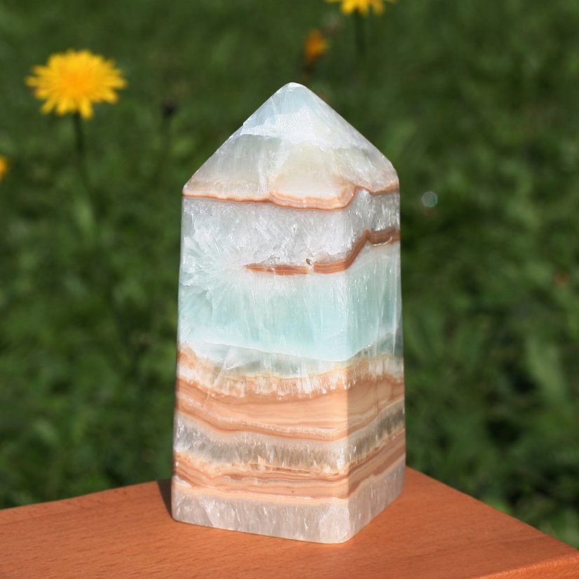 Obelisk Aragonit – Karibský kalcit – sleva
