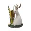 Socha fantasy exclusive - Lesní víla s bílým jelenem