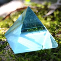 Pyramida - Obsidián modrý 35 mm