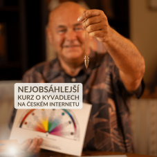 Výhodná sada: online kurz + kyvadlo křišťál