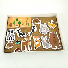 Život v lese - kreativní zatloukací hra