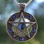 Amulet Keltský pentagram - Modrá Hvězda