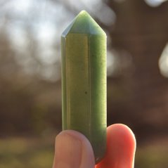 Masážní léčitelská hůlka - Aventurín zelený 6 cm