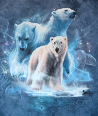 Fantasy tričko - Polární medvěd, M