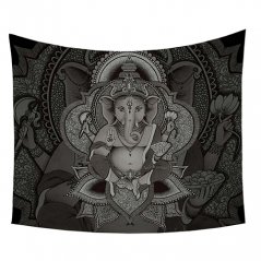 Šátek - přehoz Ganesha šedý