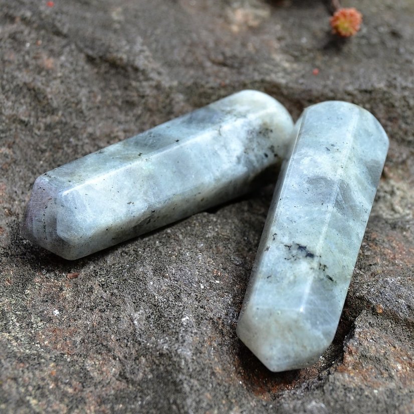 Masážní léčitelská hůlka - Labradorit 6 cm