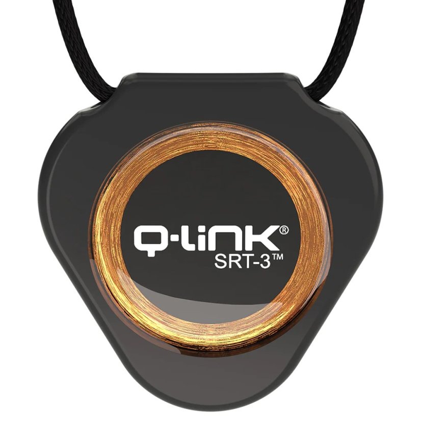 Q-Link SRT-3 biorezonátor přívěsek, Lotosový květ, černá