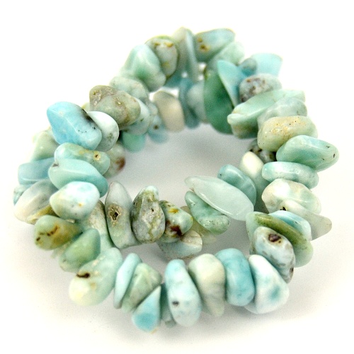 Náramek Larimar tromlovaný