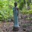 Soška Buddha v tyrkysovém rouchu 48 cm