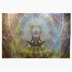Šátek - přehoz Sahasrara meditation 230 x 150 cm