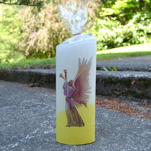 Svíčka archanděl Metatron oblouk 8 x 20 cm