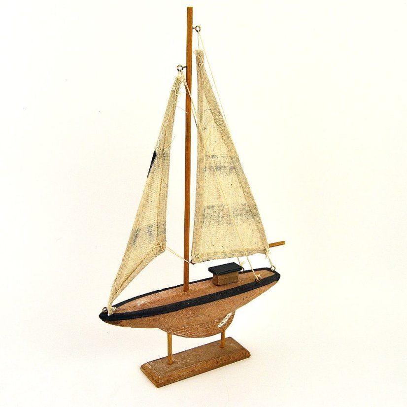 Koráb dřevěný, 40 cm