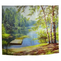 Šátek - přehoz Léto na jezeře