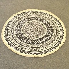 Meditační kobereček Faiza kulatý, 90 cm průměr