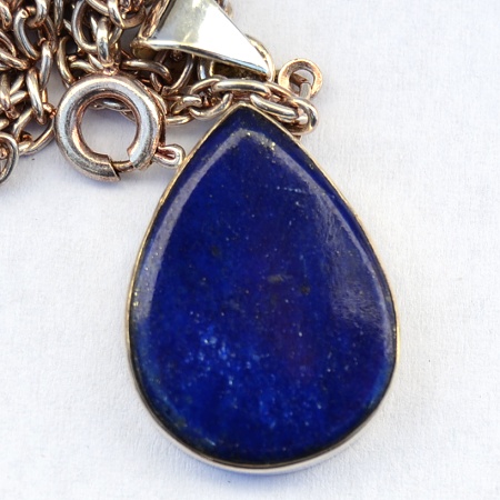 Přívěsek Lapis lazuli v rámečku, stříbro Ag 925/1000
