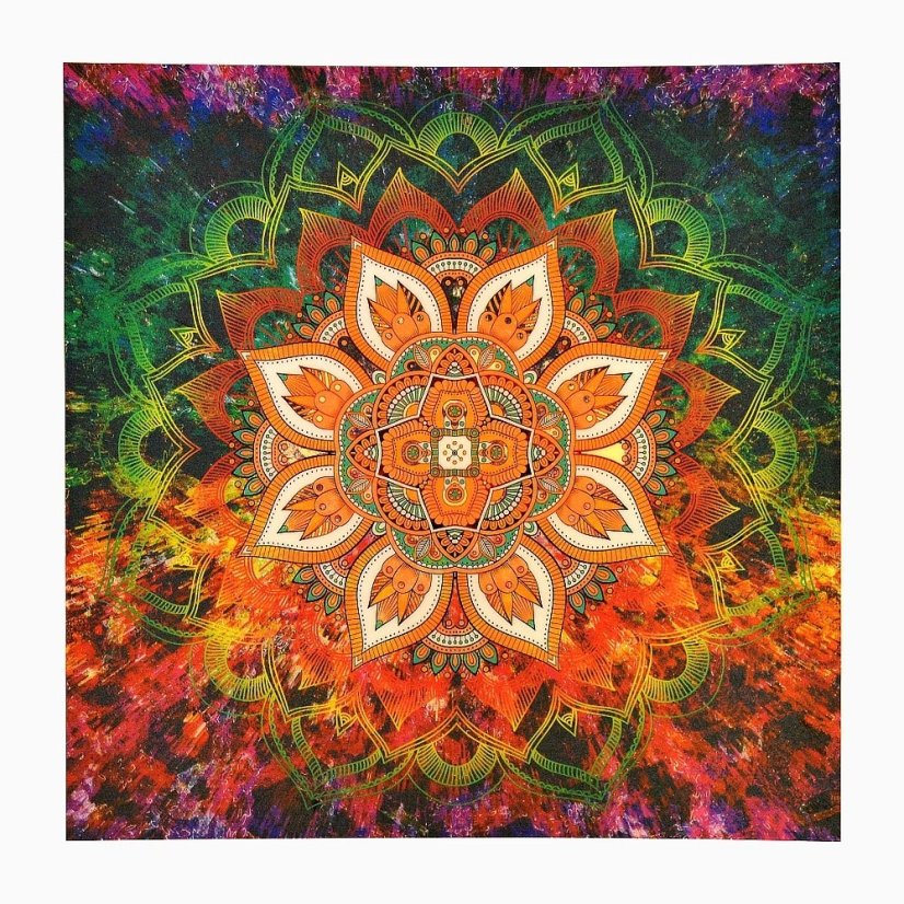 Mandala 30 x 30 cm Květ