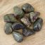 Dračí kámen - jaspis epidot - tromlovaný mix L