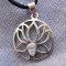 Přívěsek Lotos s měsíčním kamenem, stříbro Ag 925/1000