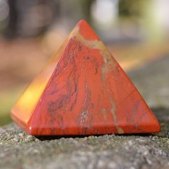 Pyramida - Jaspis červený 35 mm