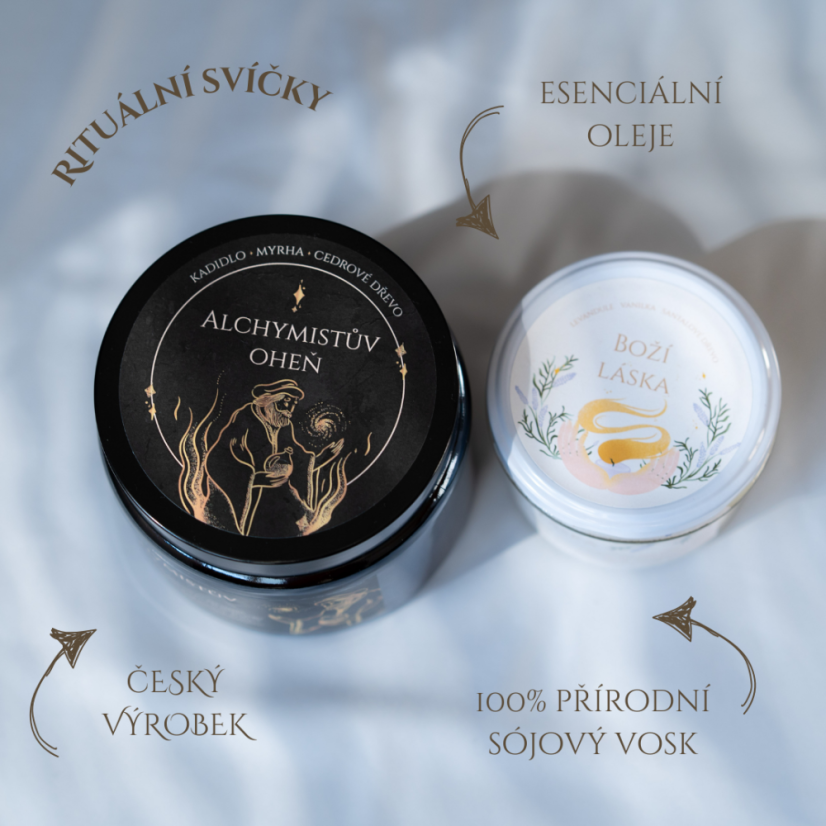 Svíčka Alchymistův oheň