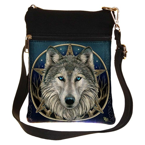 Taška přes rameno mini fantasy - Vlk