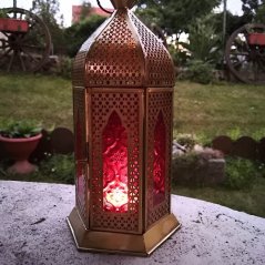 Orientální lampa na čajovou svíčku Alladin