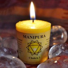 Svíčka čakra 3 - solar plexus Manipura