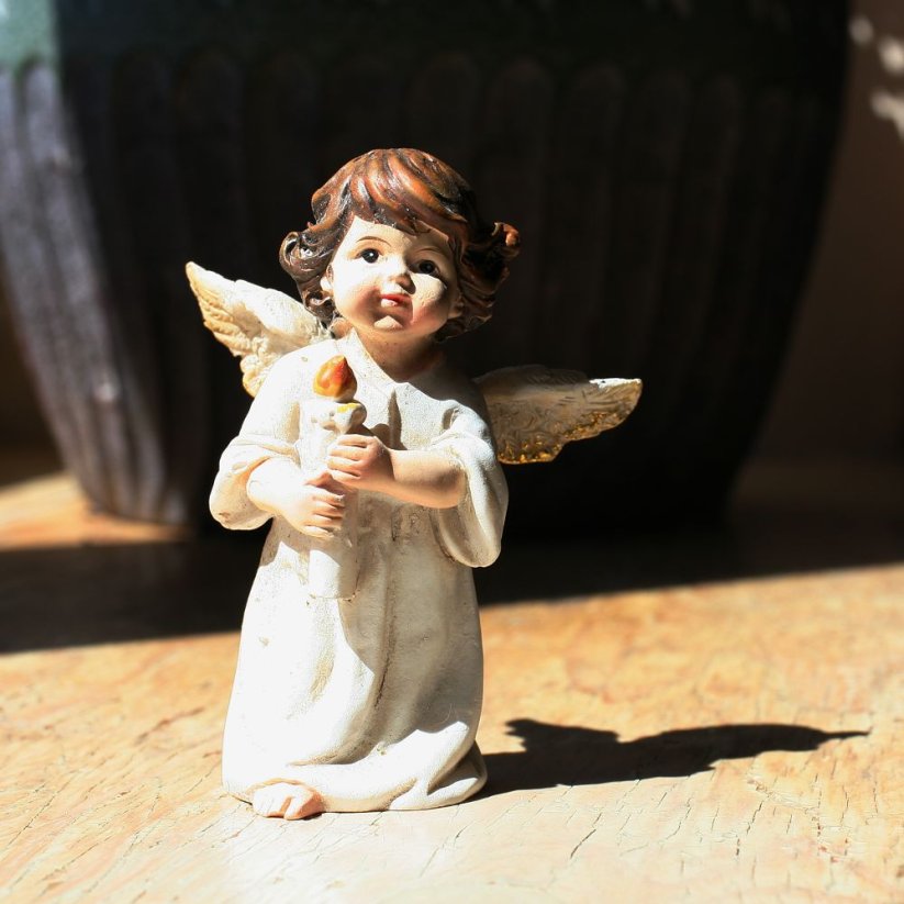 Strážný andílek Giovanni, soška 9 cm, různé druhy