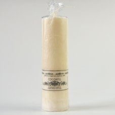 Svíčka s vůní kokosu, válec 4,7 x 15 cm