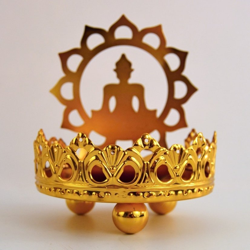 Svícen - Zlatý Buddha