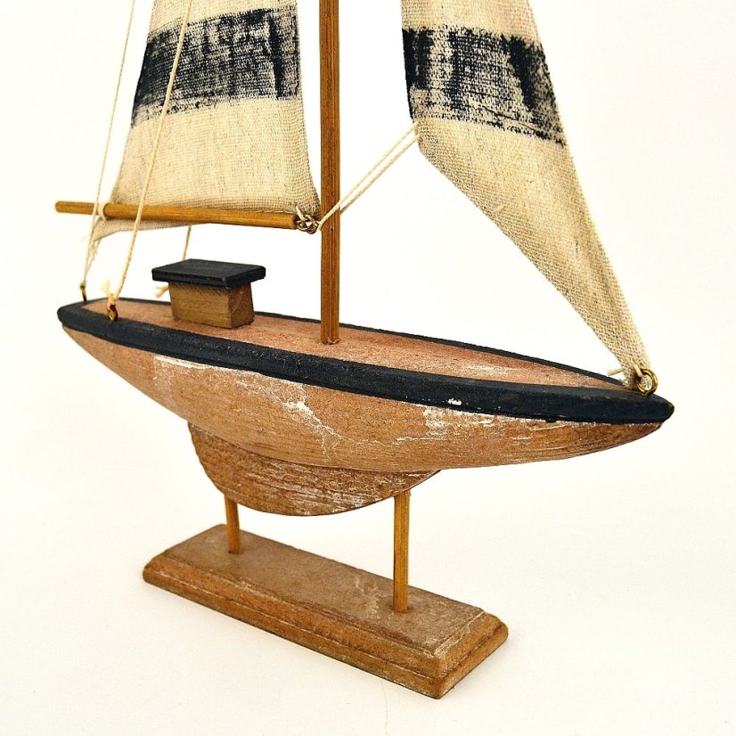 Koráb dřevěný, 40 cm