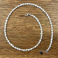 Náhrdelník z říčních perel, 35 cm