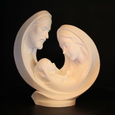 Svatá rodina, hluboký reliéf, 20 cm