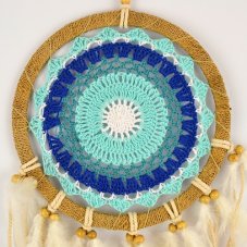 Lapač snů - Modrá mandala