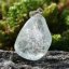 Přívěsek Topaz modrý střední, stříbrná úchytka 925/1000