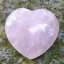 Růženín - broušené srdce 40 mm